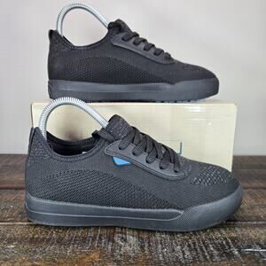 Vessi Weekend 1.5 Sneaker Womens Size 6 Waterproof Shoes Asphalt Black Black